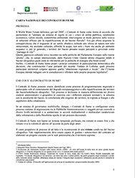 Carta nazionale dei contratti di fiume